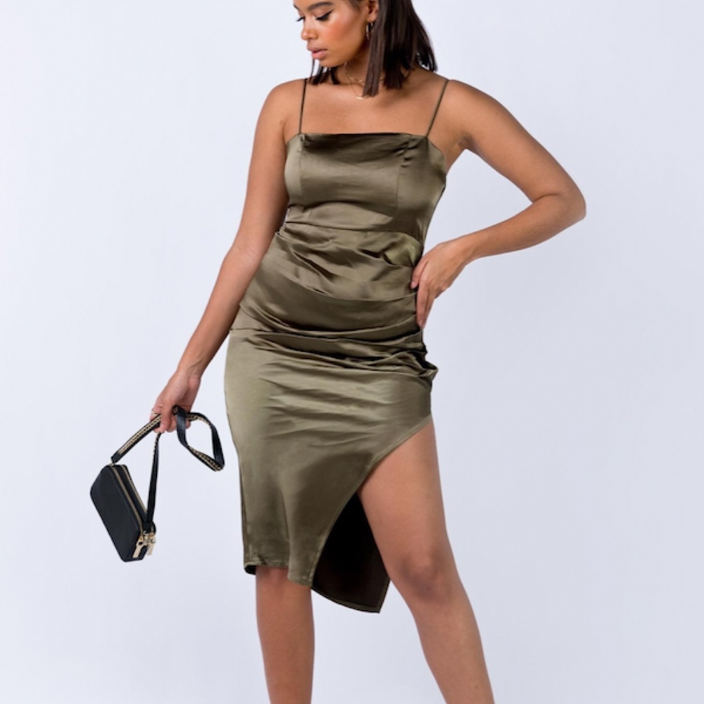Bulli Midi Khaki Dress